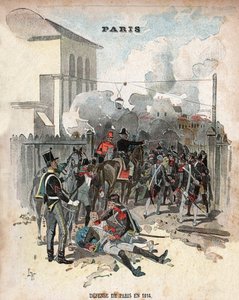 Assedio di Parigi, 1815 da Unknown